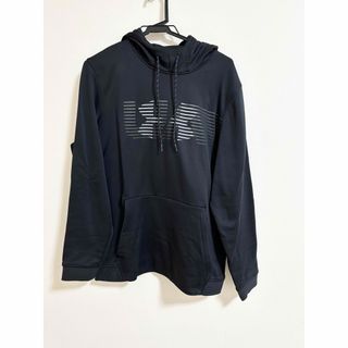 アンダーアーマー(UNDER ARMOUR)の【匿名配送】UNDER ARMOR(アンダーアーマー) パーカー ブラック XL(パーカー)