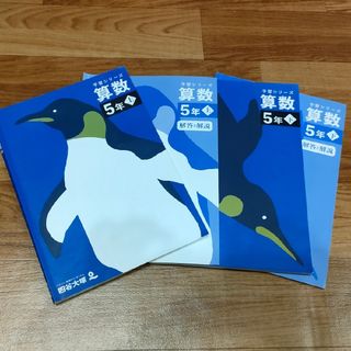 予習シリーズ　5年　算数　上下セット(語学/参考書)