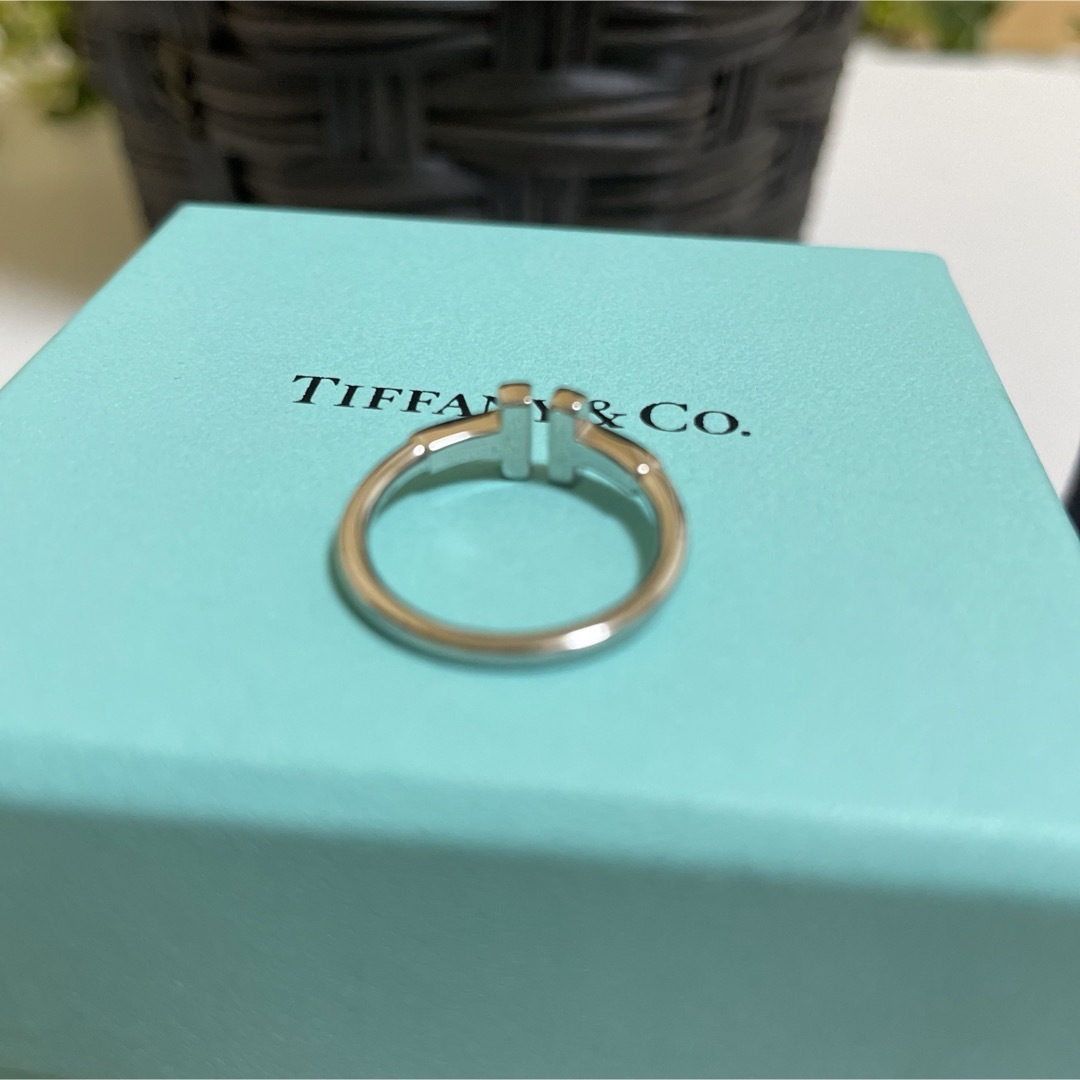 Tiffany & Co.(ティファニー)のティファニーᎢワイヤーリング　ティーワイヤー　8号　Ꮶ18ホワイトゴールド レディースのアクセサリー(リング(指輪))の商品写真