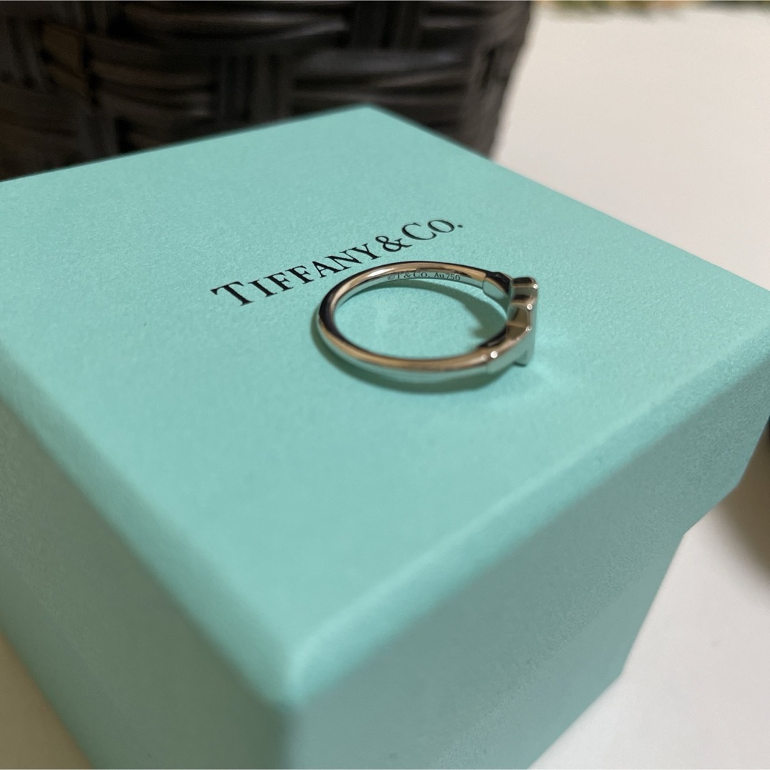 Tiffany & Co.(ティファニー)のティファニーᎢワイヤーリング　ティーワイヤー　8号　Ꮶ18ホワイトゴールド レディースのアクセサリー(リング(指輪))の商品写真