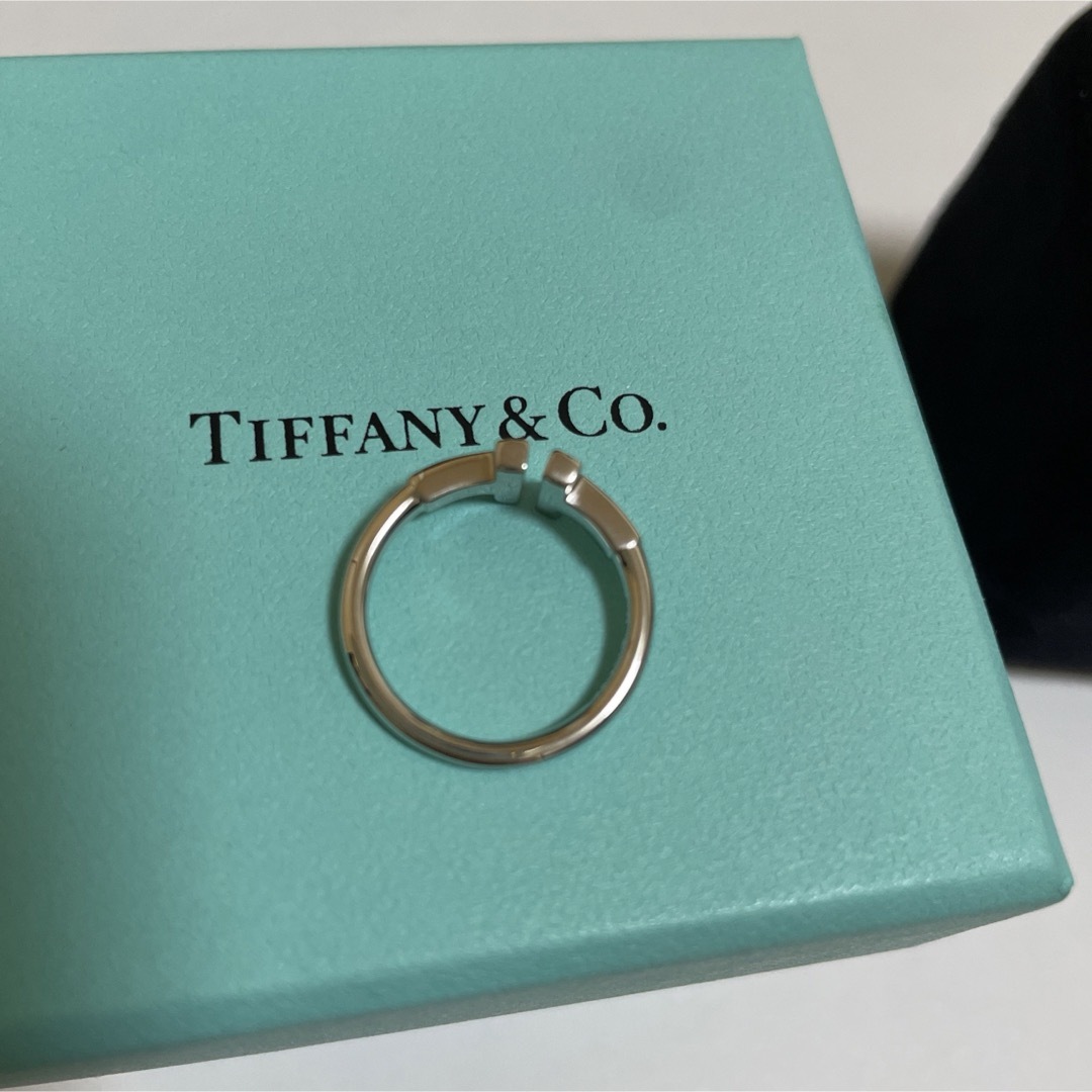 Tiffany & Co.(ティファニー)のティファニーᎢワイヤーリング　ティーワイヤー　8号　Ꮶ18ホワイトゴールド レディースのアクセサリー(リング(指輪))の商品写真