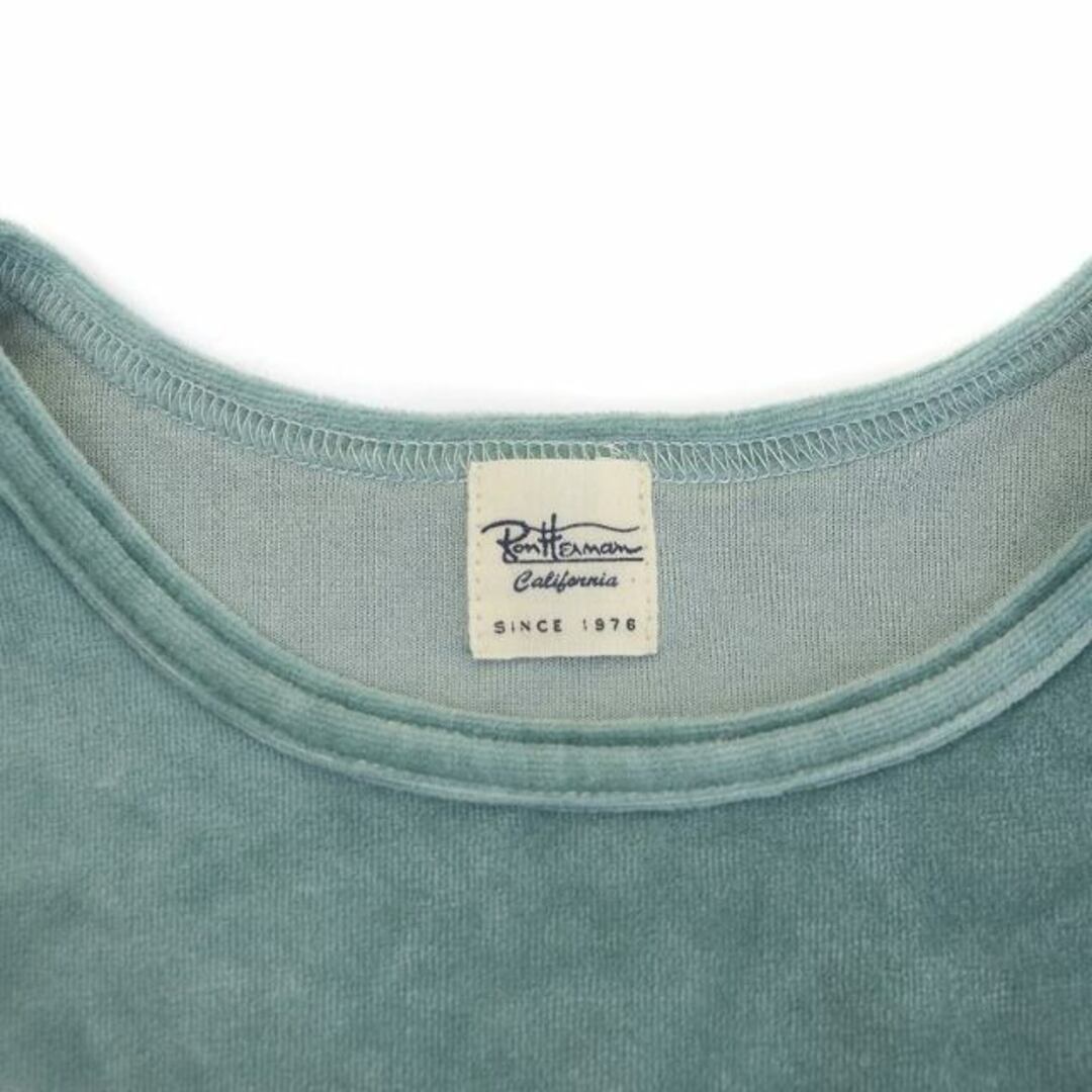 Ron Herman(ロンハーマン)のロンハーマン VelourCrewNeckTee カットソー 半袖 ベロア S レディースのトップス(カットソー(半袖/袖なし))の商品写真