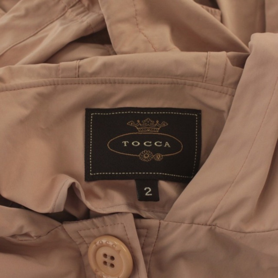 TOCCA(トッカ)のトッカ TOCCA レインコート アウター フード 切替 フリル 2 ピンク レディースのファッション小物(レインコート)の商品写真
