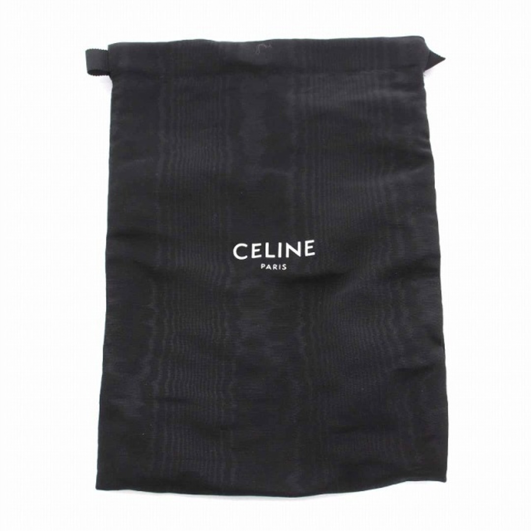 celine(セリーヌ)のセリーヌ パンプス ローヒール ポインテッドトゥ アンクルストラップ 36 黒 レディースの靴/シューズ(ハイヒール/パンプス)の商品写真