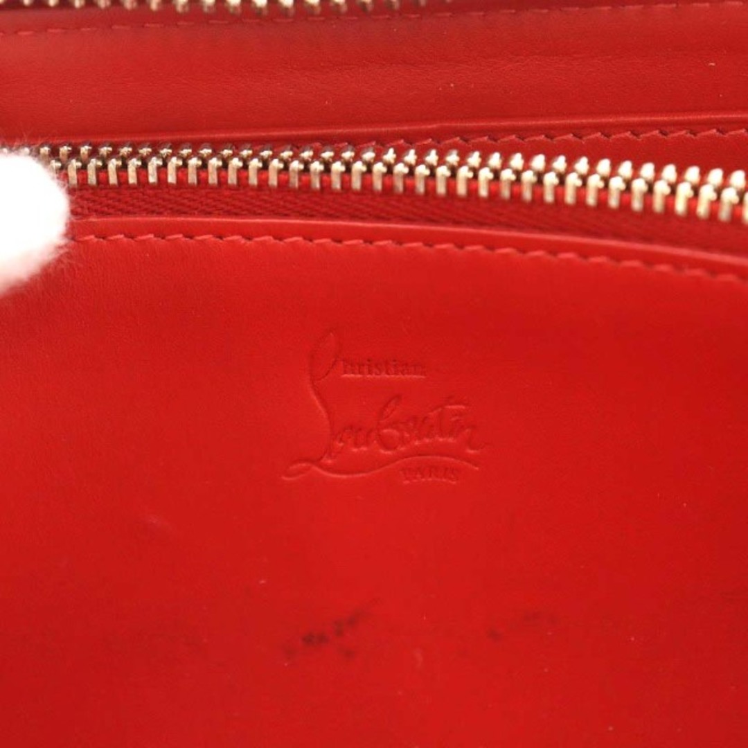 Christian Louboutin(クリスチャンルブタン)のクリスチャンルブタン パネトーネ 長財布 小銭入れ ゴールド色 赤 レディースのファッション小物(財布)の商品写真