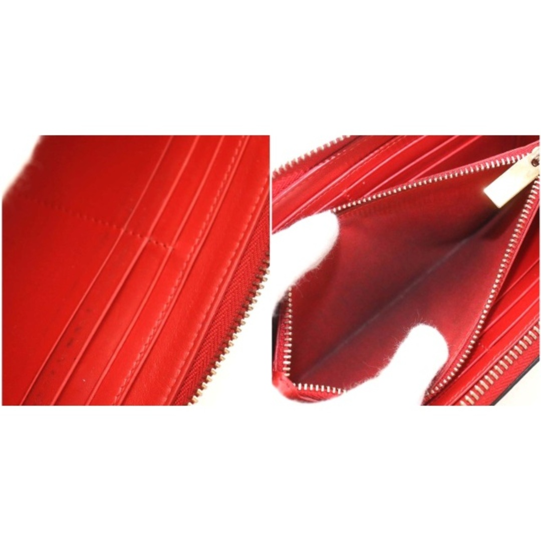 Christian Louboutin(クリスチャンルブタン)のクリスチャンルブタン パネトーネ 長財布 小銭入れ ゴールド色 赤 レディースのファッション小物(財布)の商品写真
