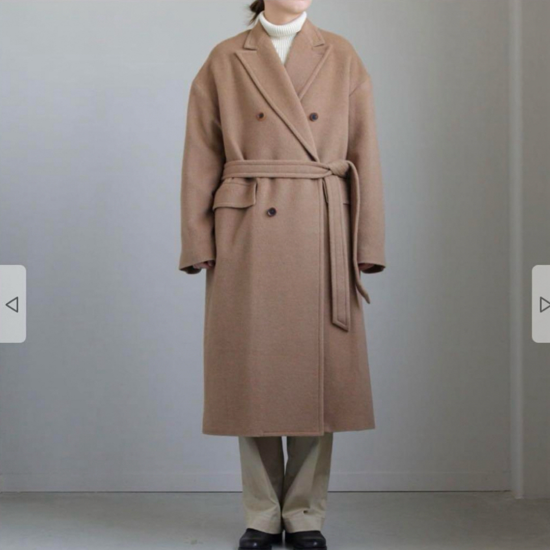 AURALEE(オーラリー)のAURALEE オーラリー　BABYCAMEL MOSSER COAT レディースのジャケット/アウター(ロングコート)の商品写真