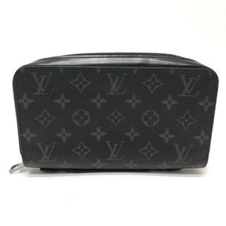 ルイヴィトン(LOUIS VUITTON)のルイヴィトン LOUIS VUITTON ジッピーXL M61698 モノグラムエクリプス ハンドバッグ トラベルケース 長財布 モノグラムエクリプスキャンバス ブラック(長財布)