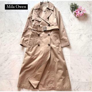 ミラオーウェン(Mila Owen)のミラオーウェン　トレンチコート　ロング　ベージュ　ライナー付　ベルト　ベージュ(トレンチコート)