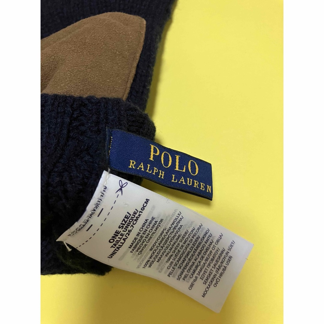 POLO RALPH LAUREN(ポロラルフローレン)の【値下げ】POLO RALPH LAUREN 手袋 スマホ対応 メンズのファッション小物(手袋)の商品写真