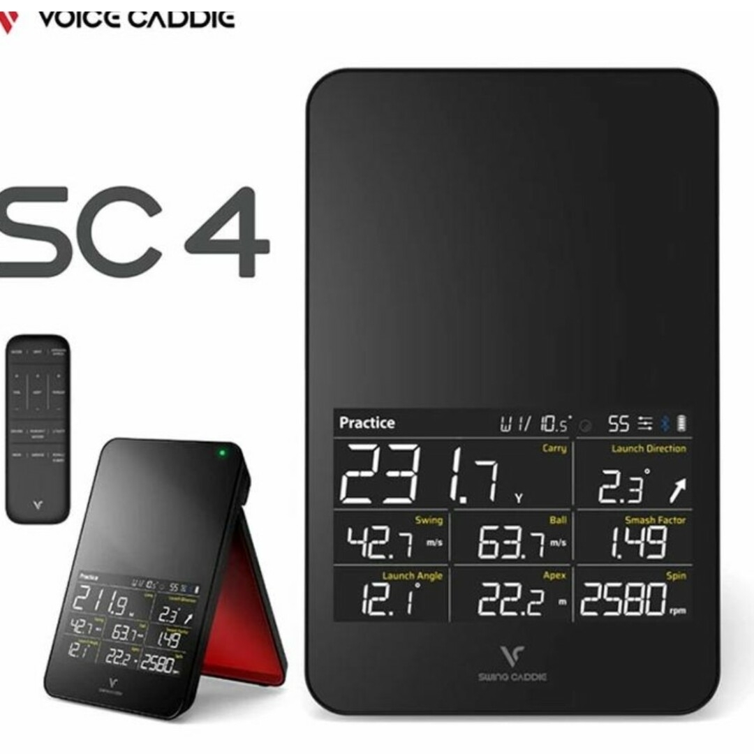 VOICE CADDIE(ボイスキャディ)の新品 ボイスキャディ SC4 スイングキャディ 弾道測定器 スポーツ/アウトドアのゴルフ(その他)の商品写真