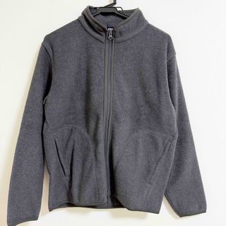 ユニクロ(UNIQLO)の【匿名配送】UNIQLO (ユニクロ) フリース パーカー Sサイズ グレー(ブルゾン)