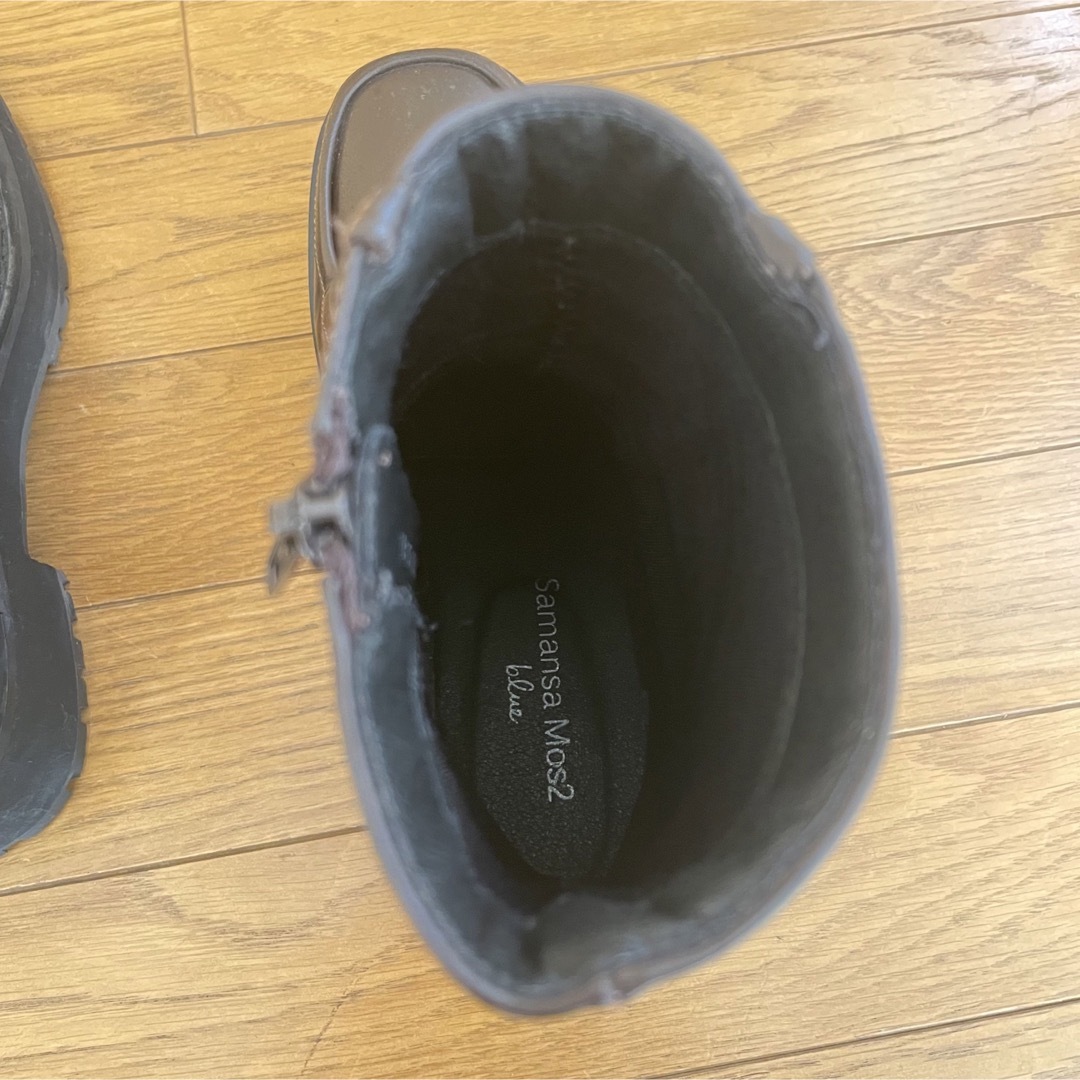 SM2(サマンサモスモス)のサイドゴアブーツ　ブラウン レディースの靴/シューズ(ブーツ)の商品写真
