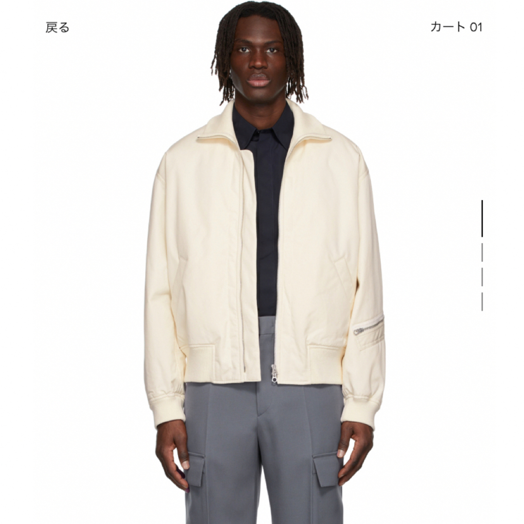 Jil Sander(ジルサンダー)のJILSANDER cotton bomber jacket メンズのジャケット/アウター(ブルゾン)の商品写真