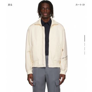 ジルサンダー(Jil Sander)のJILSANDER cotton bomber jacket(ブルゾン)