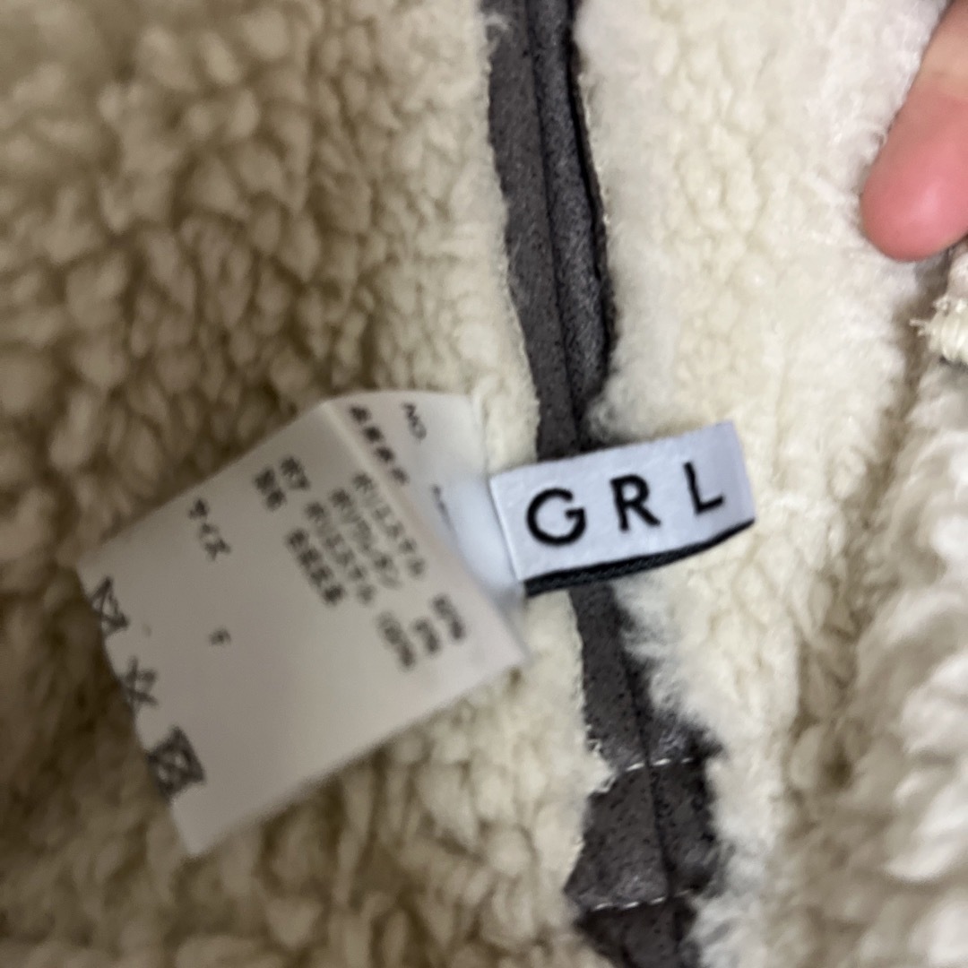 GRL(グレイル)のムートンボアブルゾン レディースのジャケット/アウター(ブルゾン)の商品写真