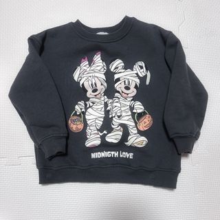 ザラ(ZARA)のZARA ディズニー ハロウィン ミッキー ミニー 裏起毛 トレーナー トップス(Tシャツ/カットソー)