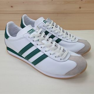 アディダス(adidas)のアディダス オリジナルス カントリー ホワイト/グリーン 27.5㎝(スニーカー)