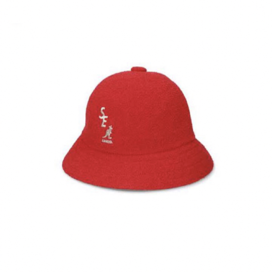 WIND AND SEA(ウィンダンシー)のWIND AND SEA X KANGOL BERMUDA CASUAL"Red メンズの帽子(ハット)の商品写真