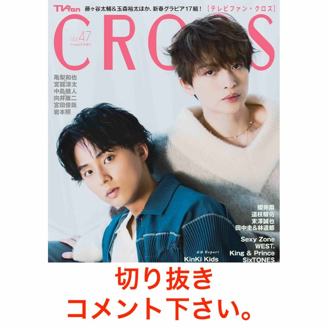 TVfan CROSS Vol.47 切り抜き エンタメ/ホビーの雑誌(アート/エンタメ/ホビー)の商品写真