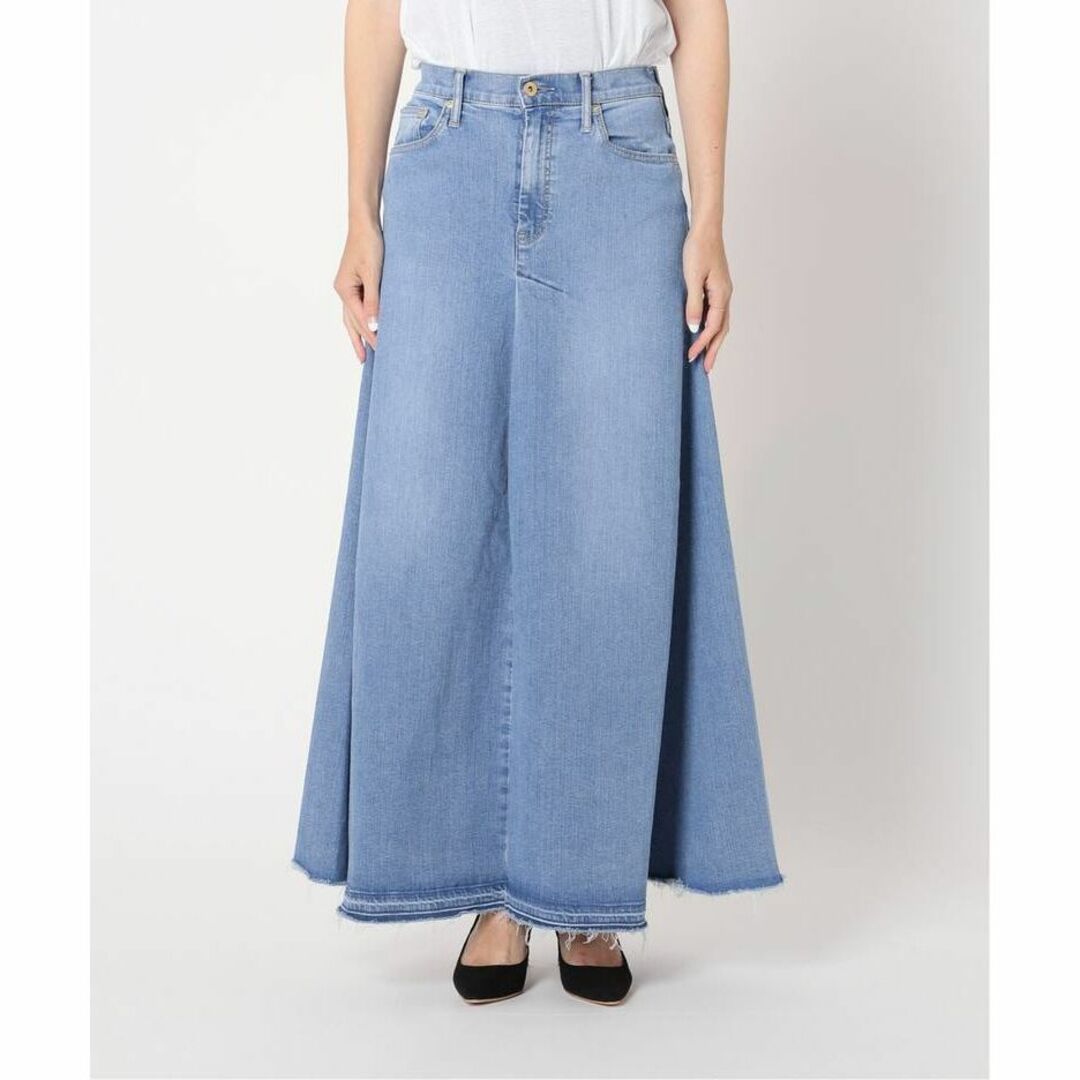 L'Appartement DEUXIEME CLASSE(アパルトモンドゥーズィエムクラス)の2022 GOOD GRIEF DENIM VOLUME FLARE SKIRT レディースのスカート(ロングスカート)の商品写真