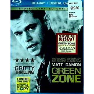 グリーン・ゾーン Green Zone  Blu-Ray WS DTS Surround Sound ENG-SP-FR-SUB  Matt Damon  Jason Isaacs   Greg Kinnear   Amy Ryan  Brendan Gleeson  Antoni Corone  Khalid Abdalla  Michael O'Neill  Said Faraj  Yigal(その他)