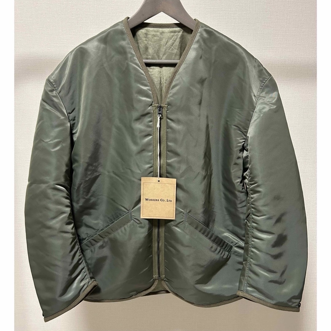 orSlow(オアスロウ)のWORKERS ワーカーズ　L-2 Liner Sage Green 新品未使用 メンズのジャケット/アウター(ミリタリージャケット)の商品写真