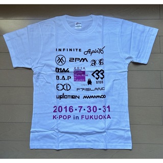Tシャツ2枚　K-POP in FUKUOKA 　新品未使用(Tシャツ/カットソー(半袖/袖なし))