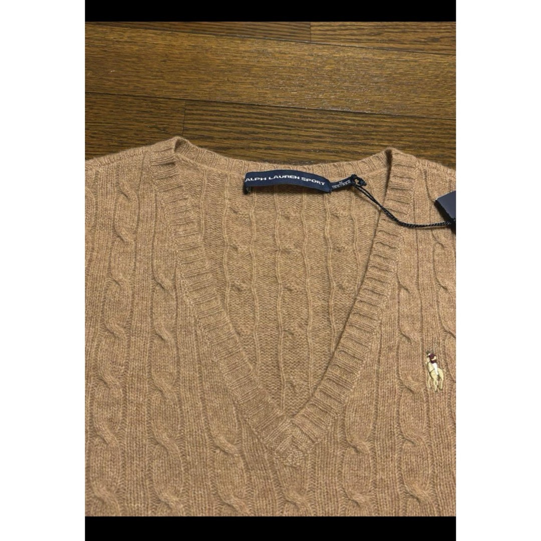 POLO RALPH LAUREN(ポロラルフローレン)の【新品未使用】 ラルフローレン ウール ケーブル ニット セーター 1719 レディースのトップス(ニット/セーター)の商品写真