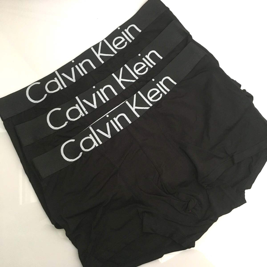 ck Calvin Klein(シーケーカルバンクライン)のカルバンクライン メンズ　ボクサーパンツ　ブラック　S メンズのアンダーウェア(ボクサーパンツ)の商品写真