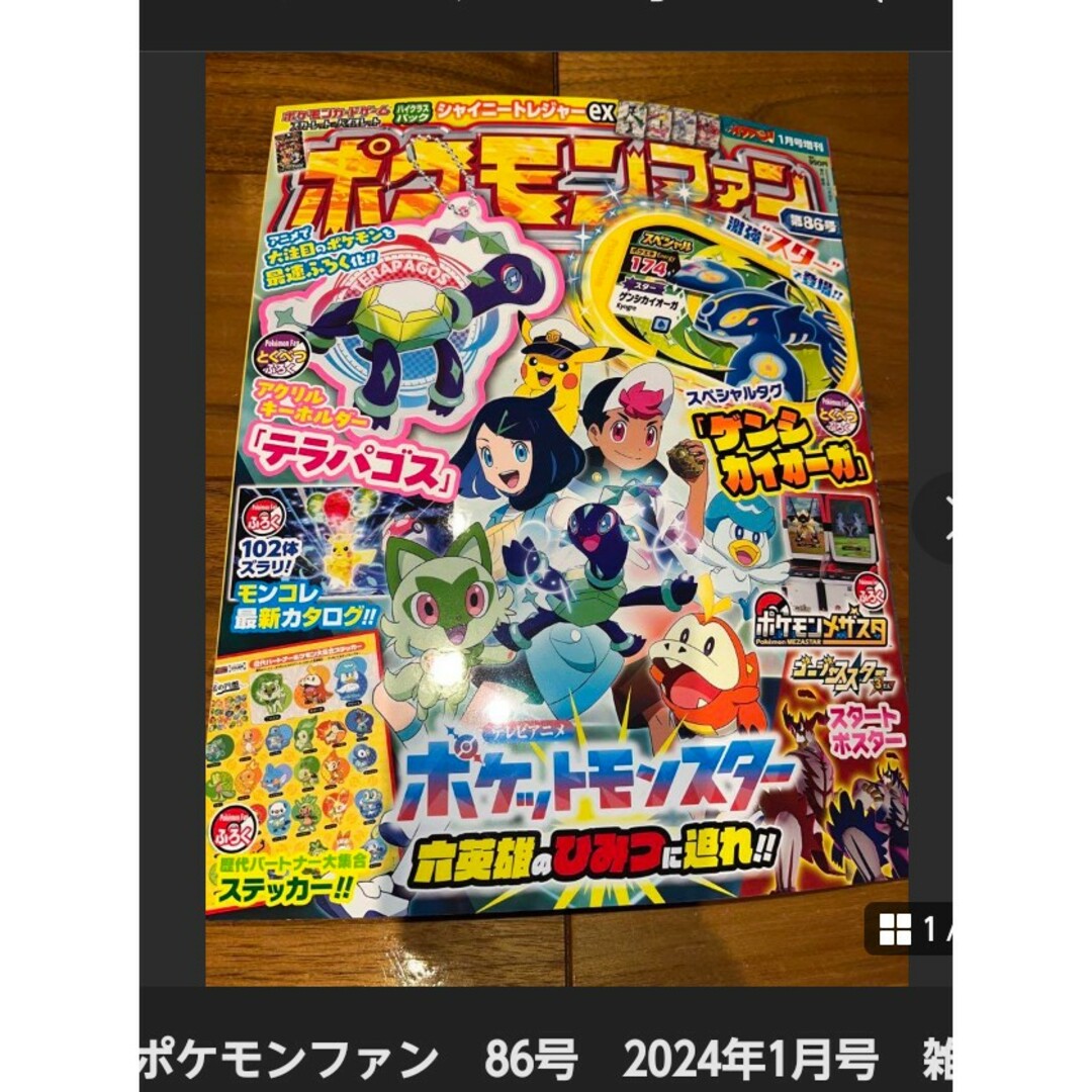 極美品　ほぼ未読ポケモンファン　86号　雑誌