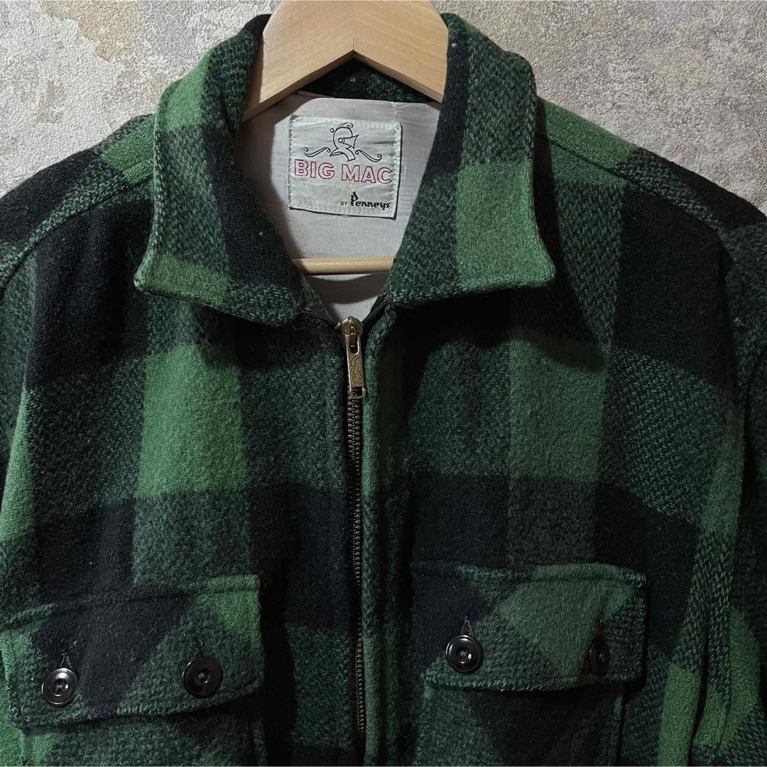 WOOLRICH(ウールリッチ)のBIG MAC バッファローチェック マッキーノジャケット ジップアップ メンズのジャケット/アウター(その他)の商品写真