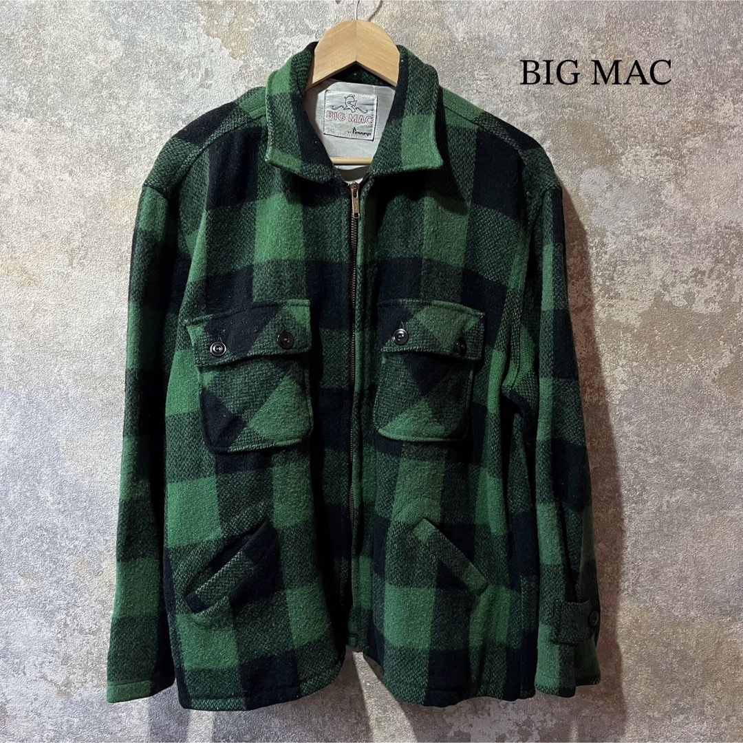 WOOLRICH(ウールリッチ)のBIG MAC バッファローチェック マッキーノジャケット ジップアップ メンズのジャケット/アウター(その他)の商品写真