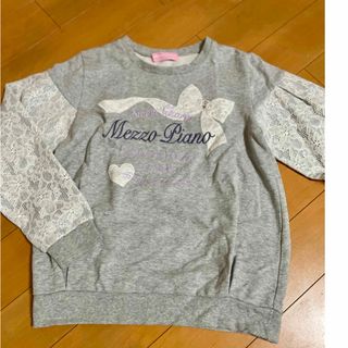 メゾピアノ(mezzo piano)のmezzo piano トレーナー150センチ(Tシャツ/カットソー)