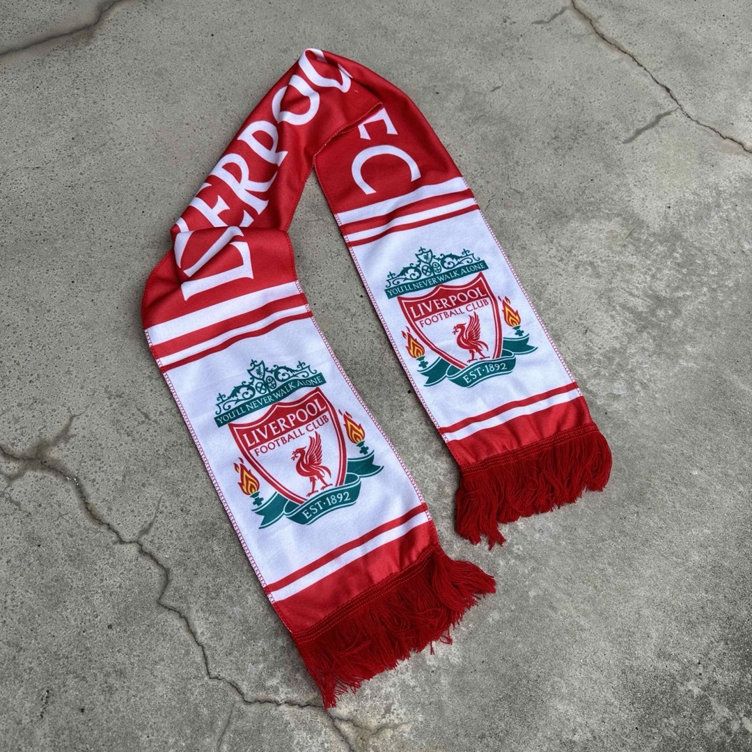 サッカーマフラー フットボールマフラー リバプール Liverpoolの サッカーマフラー フットボールマフラー リバプール Liverpoolの