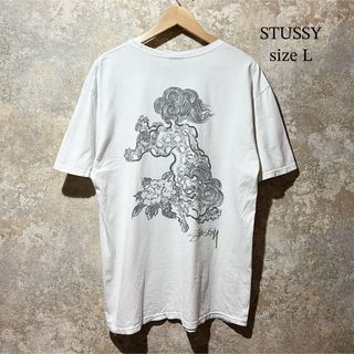 ステューシー(STUSSY)のSTUSSY ステューシー バックプリント 狛犬 Tシャツ(Tシャツ/カットソー(半袖/袖なし))