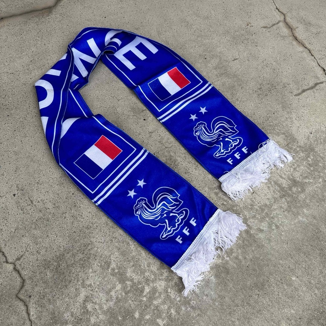 サッカーマフラー　フットボールマフラー　フランス　France メンズのファッション小物(マフラー)の商品写真