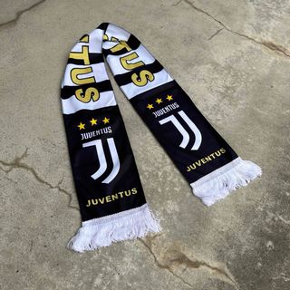 サッカーマフラー　フットボールマフラー　ユベントス　juventus(マフラー)