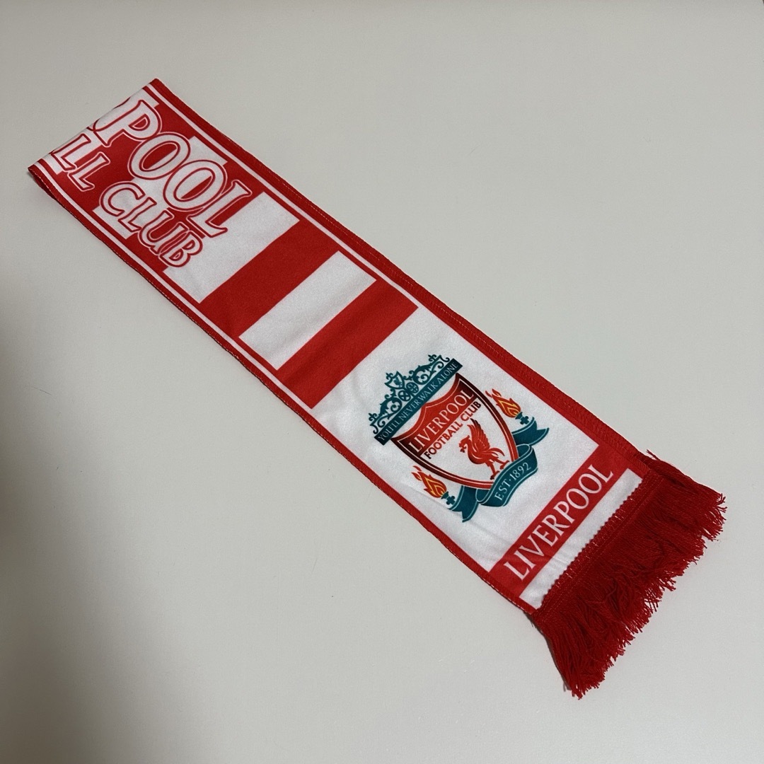 サッカーマフラー　フットボールマフラー　リバプール　Liverpool メンズのファッション小物(マフラー)の商品写真