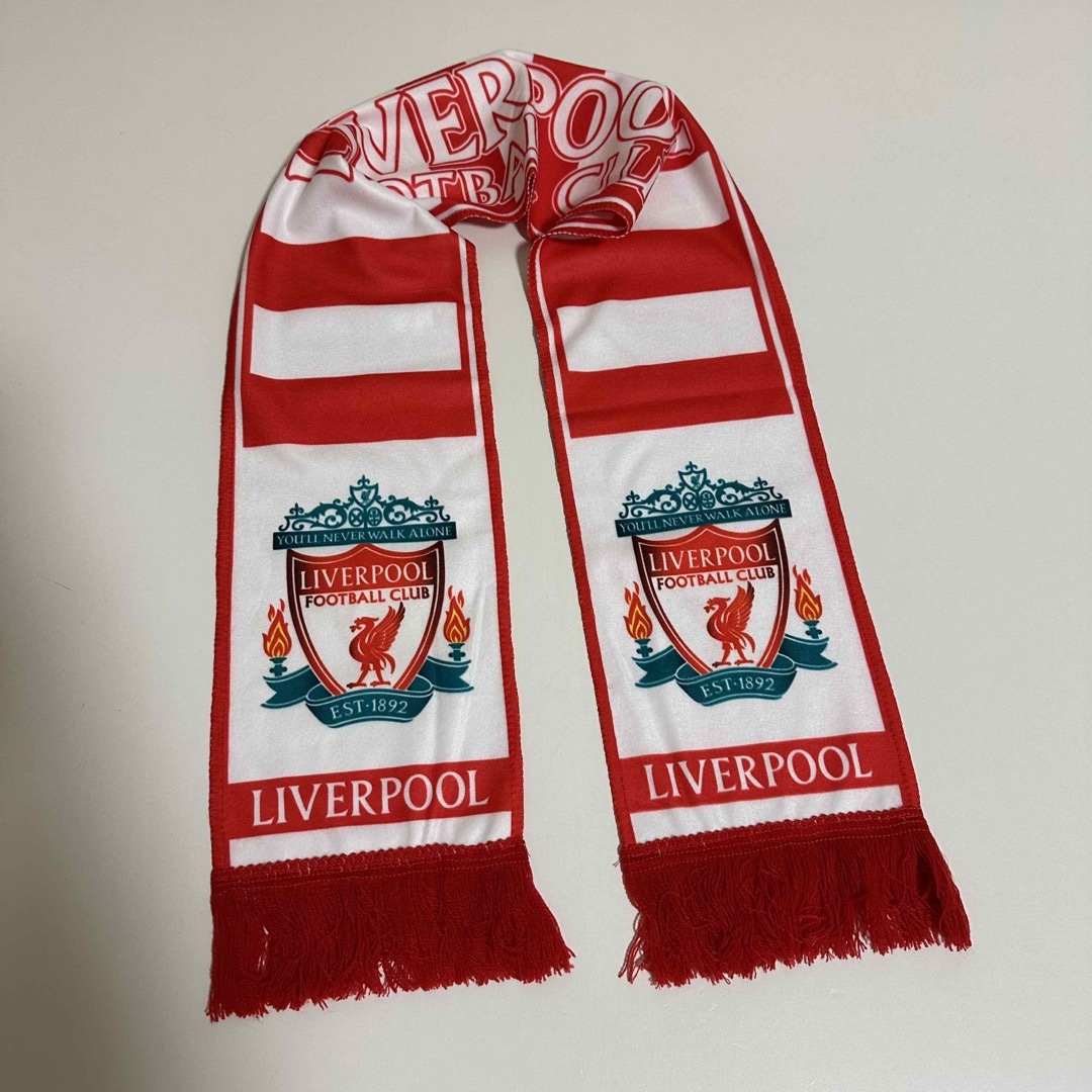 サッカーマフラー　フットボールマフラー　リバプール　Liverpool メンズのファッション小物(マフラー)の商品写真