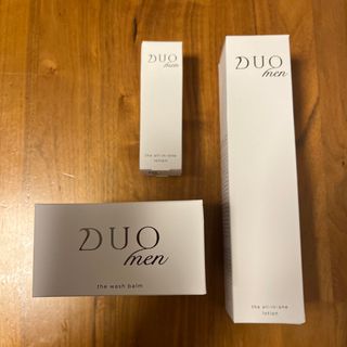 デュオ(DUO)のDUO MEN ザ ウォッシュバーム 、オールインワンローション　3点セット(洗顔料)