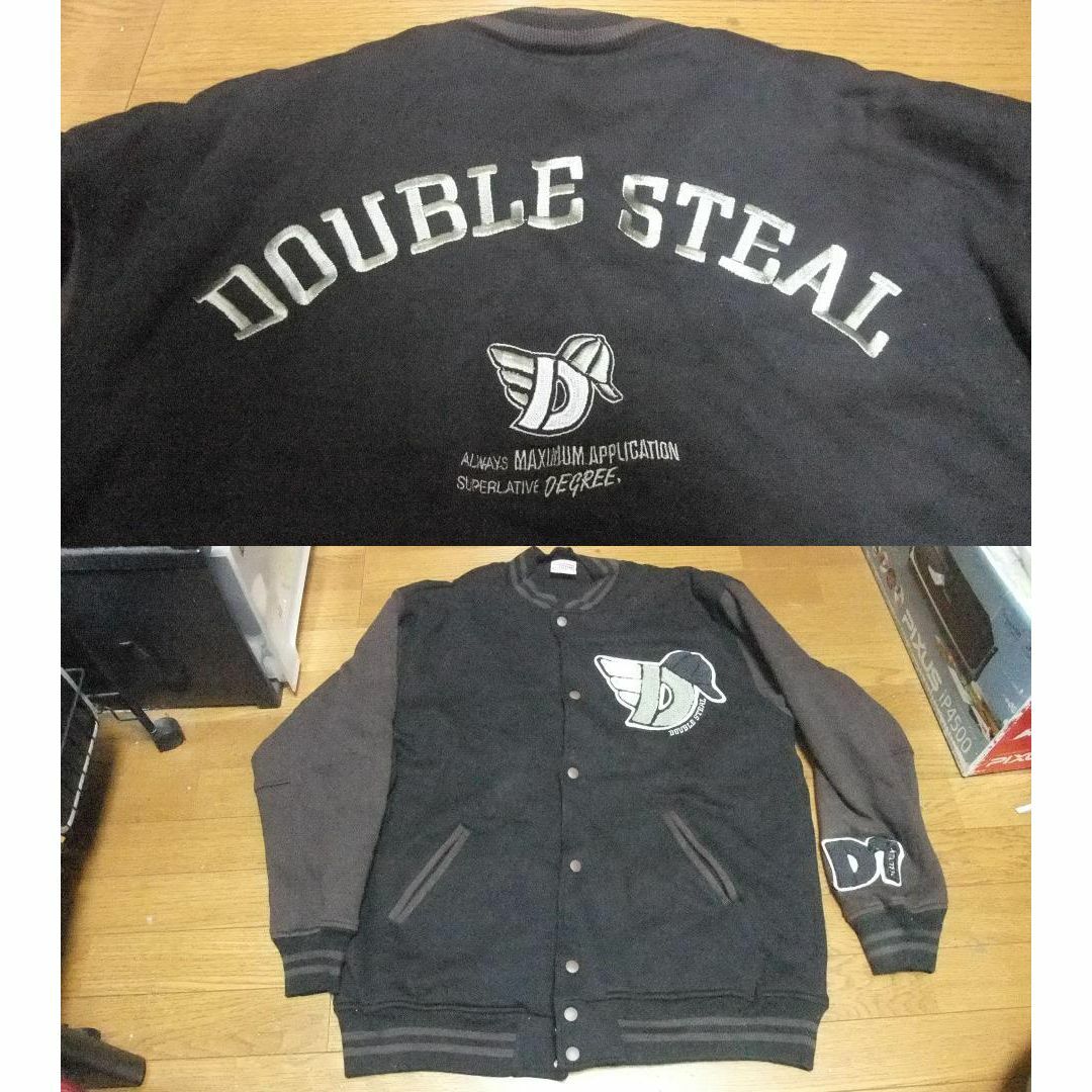 DOUBLE STEAL(ダブルスティール)の未使用 ダブルスティール double steal スウェット 厚地 スタジャン メンズのジャケット/アウター(スタジャン)の商品写真