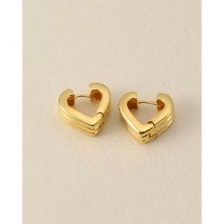 ドゥーズィエムクラス(DEUXIEME CLASSE)の新品試着のみ★【LAVER/ラバー】HEART ピアス GOLD（両耳）(ピアス)