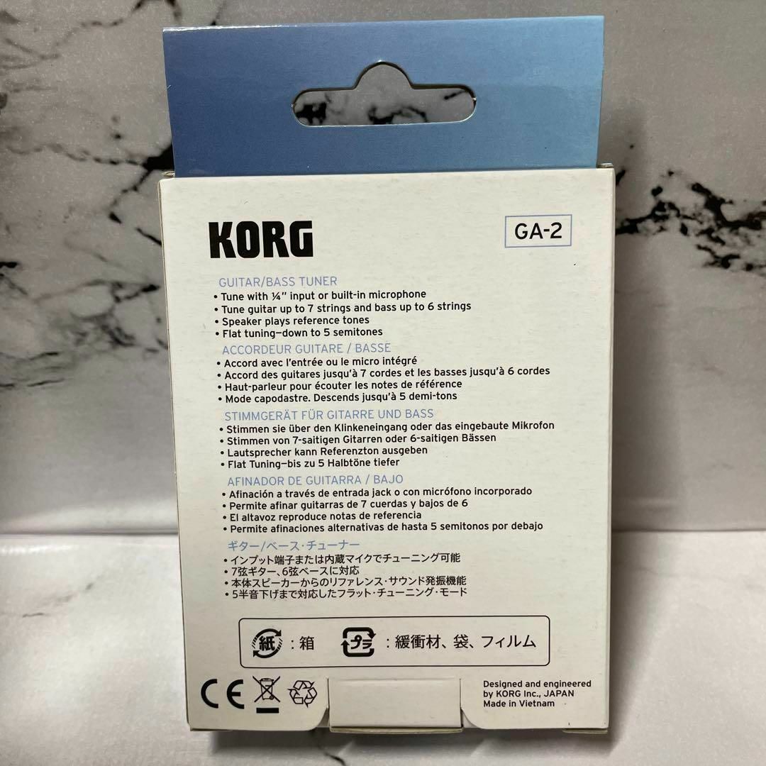 KORG(コルグ)のGA-2 GUITAR/BASS TUNER エンタメ/ホビーのタレントグッズ(その他)の商品写真