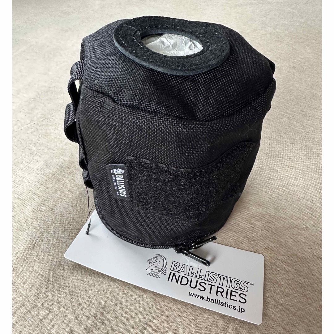 BALLISTICS(バリスティクス)の新品 BALLISTICS ガスケース 500 OD缶 ガス缶 カバー ブラック スポーツ/アウトドアのアウトドア(ライト/ランタン)の商品写真