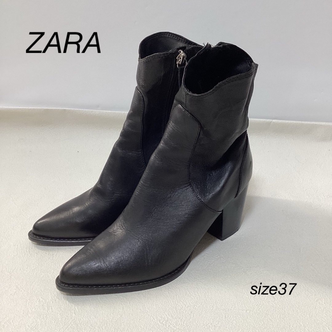 ZARA - ZARA ショート ブーツ size37の通販 by ティー's shop｜ザラ