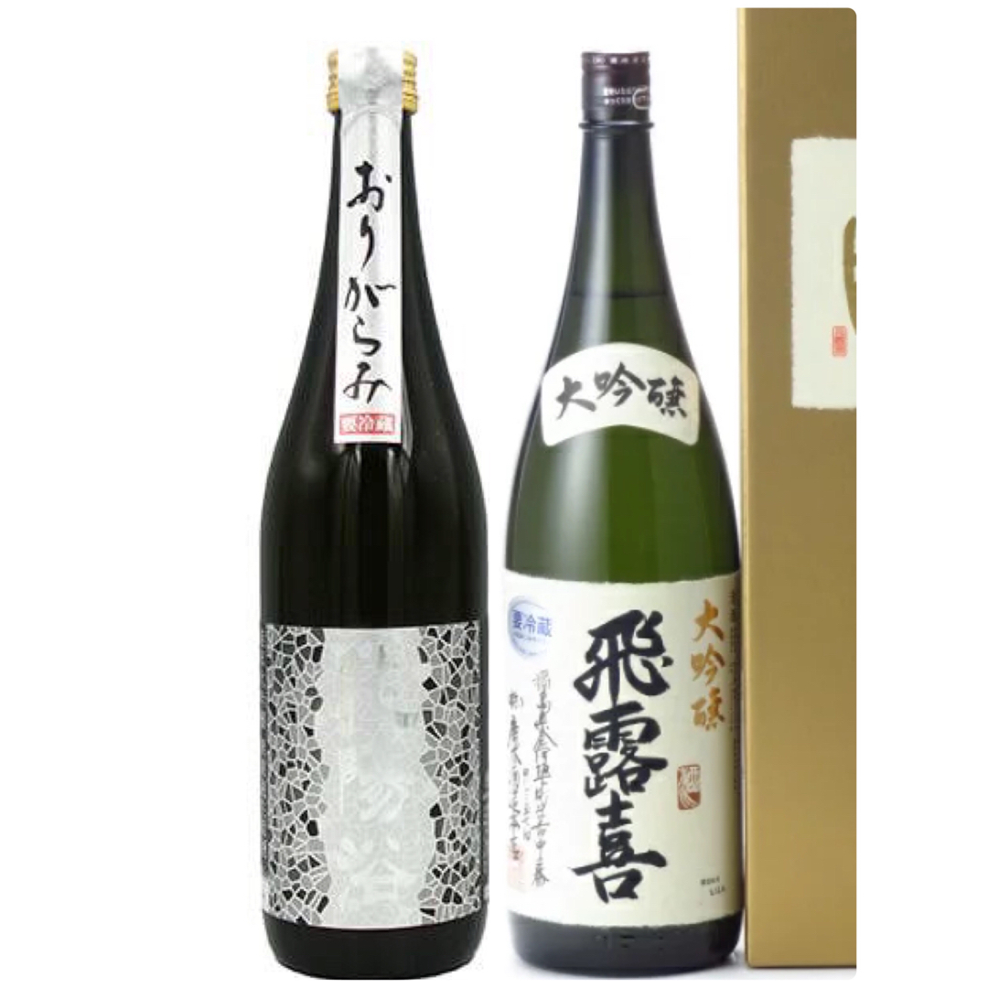 花陽浴(ハナアビ)の花陽浴 八反錦 おりがらみ、飛露喜 大吟醸 1800ml 2本 食品/飲料/酒の酒(日本酒)の商品写真