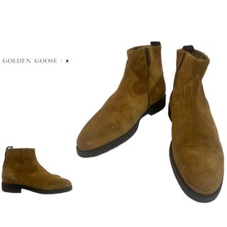 ゴールデングース(GOLDEN GOOSE)のGOLDEN GOOSE ITALY製 ヴィンテージ加工サイドジップブーツ 42(ブーツ)