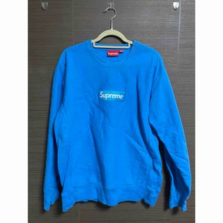 シュプリーム(Supreme)の18AW Box Logo Crewneck Bright Royal(スウェット)