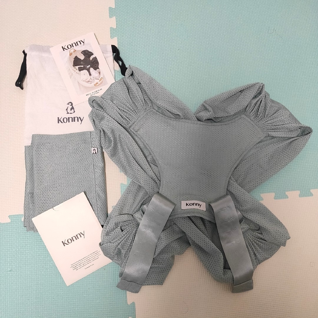 Konny - コニー 抱っこ紐 FLEX AirMesh ミントグレーの通販 by katsuhito's shop|コニーならラクマ Konny - コニー 抱っこ紐 FLEX AirMesh ミントグレーの通販 by katsuhito's shop|コニーならラクマ